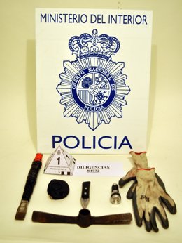 Efectos Incautados A Un Detenido En Huesca