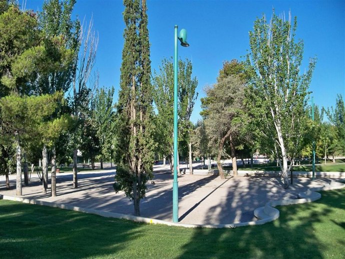 Parque con plagas de estorninos