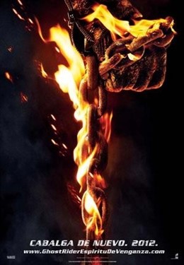 Cartel 'Teaser' De 'Ghost Rider: Espíritu De Venganza'.
