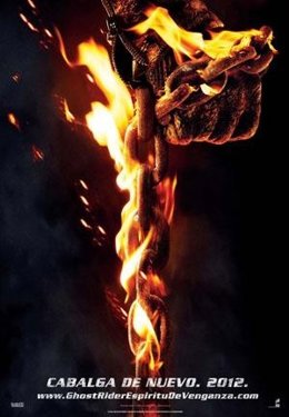 Cartel 'Teaser' De 'Ghost Rider: Espíritu De Venganza'.