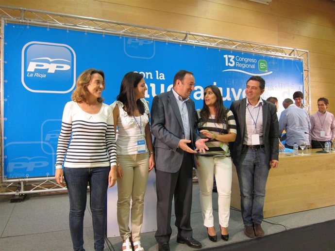 Sanz, Gamarra, Duque Y Jurado, Al Finalizar El Congreso