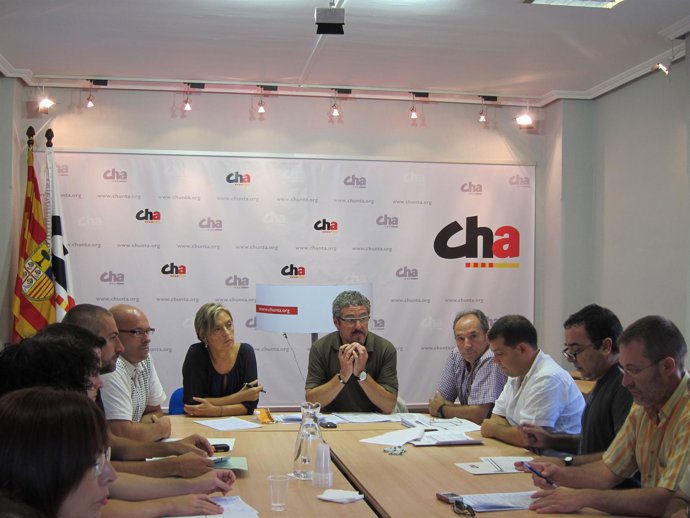 Reunión De Chunta Aragonesista Sobre Los Planes De Desarrollo Rural
