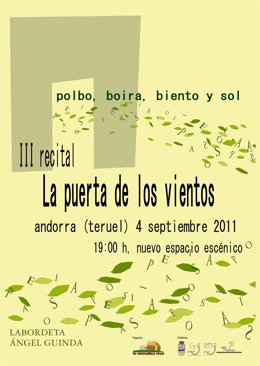 Cartel Del Recital Poético