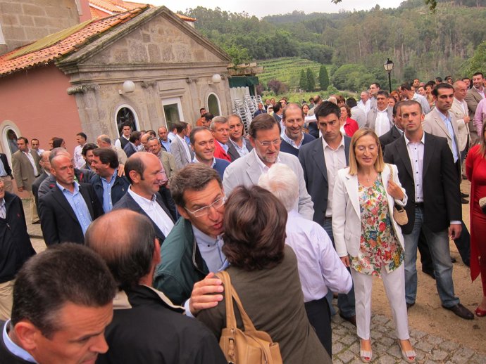 Rajoy Y Feijóo En Soutomaior