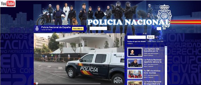 La Policía Nacional Supera El Millón De Visitas En Su Canal En Youtube