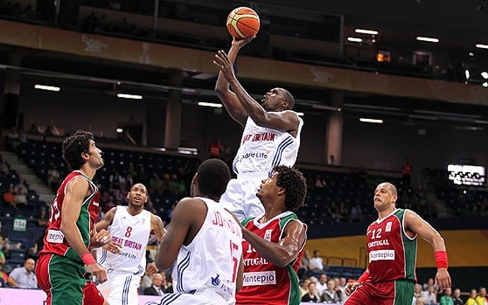 Deng En El Gran Bretaña-Portugal Del Eurobasket