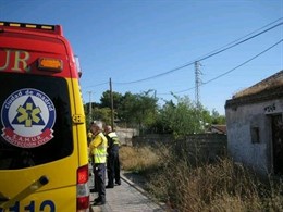 Samur-Protección Civil Atiende A Un Herido Por Apuñalamiento