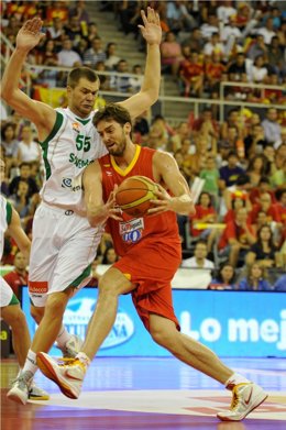 Pau Gasol En Juego. España- Eslovenia