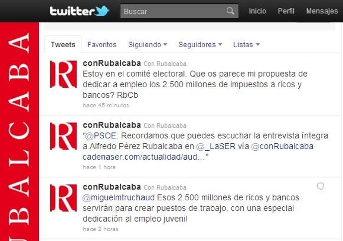 Twitter De Alfredo Pérez Rubalcaba