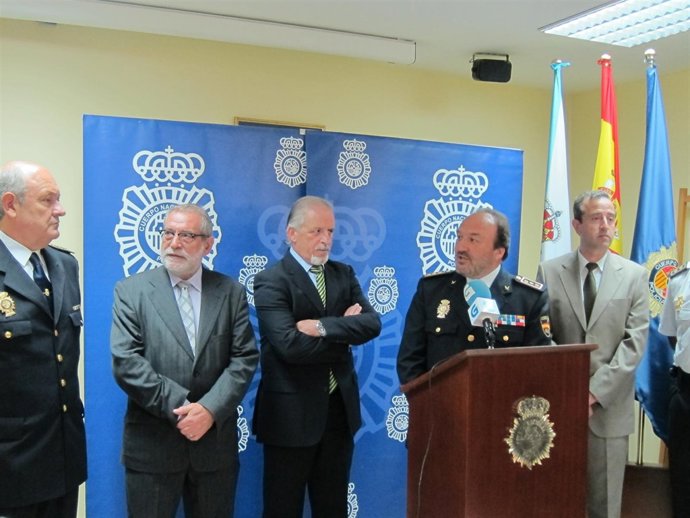 El Delegado Del Gobierno, Miguel Cortizo, En La Presentación Del Jefe De Policía