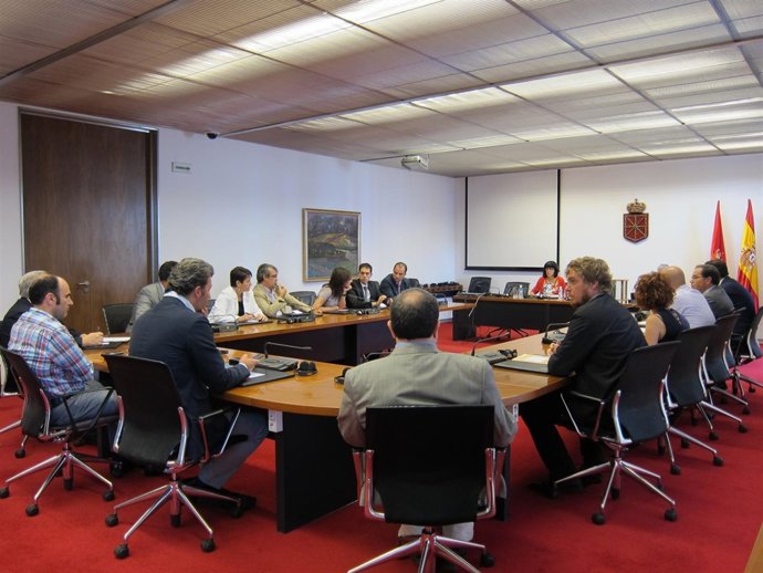 Constitución De La Comisión De Régimen Foral Del Parlamento De Navarra.
