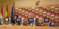 Del Bosque: "Tenemos que estar contentos con el apoyo que tenemos"