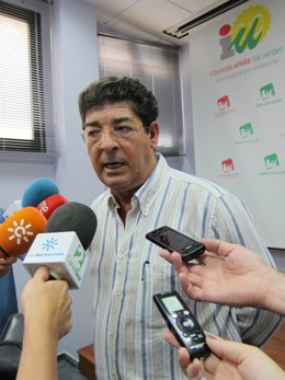 Diego Valderas, Hoy En La Sede Regional De IULV-CA