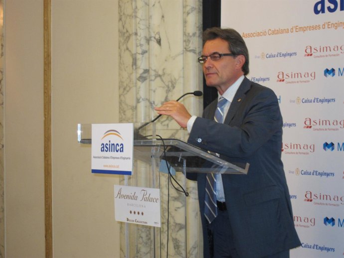 El Presidente De La Generalitat Artur Mas
