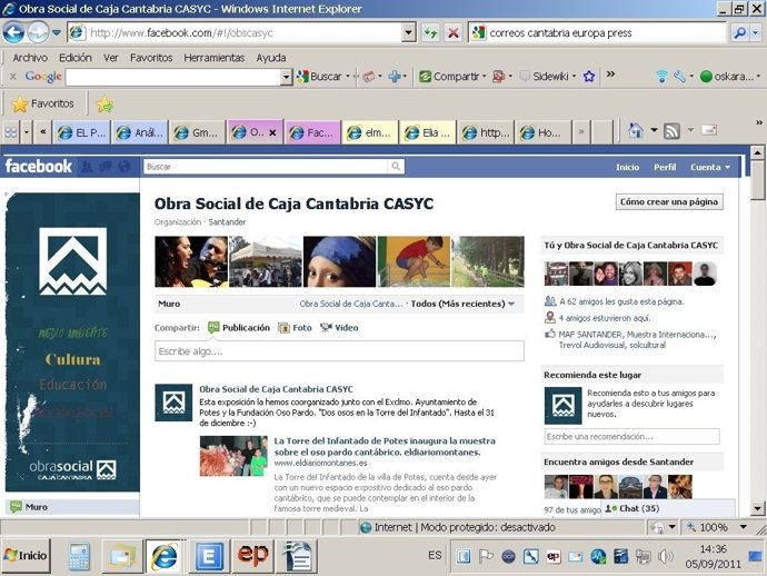 Página Del CASYC En Facebook