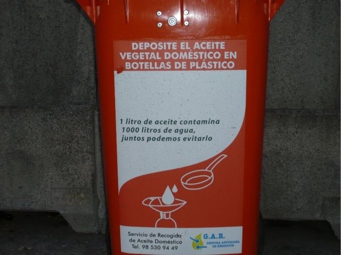 Contenedor De Aceite