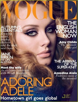 Portada Vogue Con La Cantante Adele
