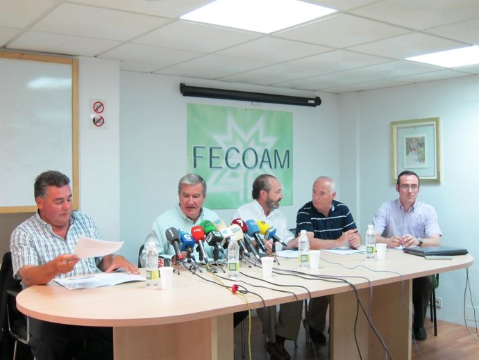 Miembros De Fecoam En Rueda De Prensa