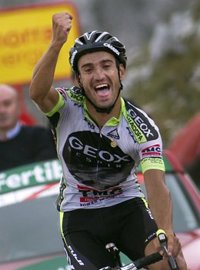 Ciclismo/Vuelta.- Cobo (Geox-Tmc): "No sólo mantuve el liderato, sino que incluso he sacado ventaja de los cortes"