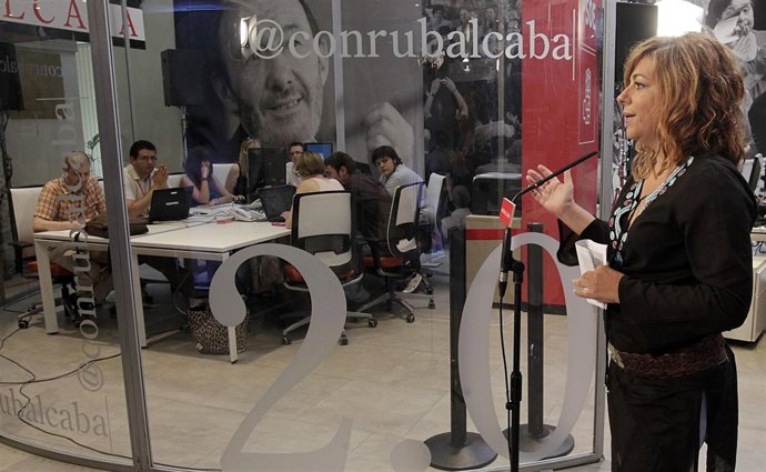 Elena Valenciano, Coordinadora Del Comité Electoral Del PSOE
