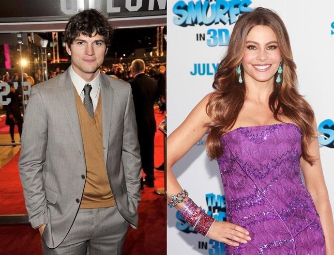 Montaje Ashton Kutcher Sofia Vergara