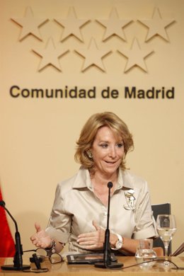 Esperanza Aguirre En El Consejo De Gobierno