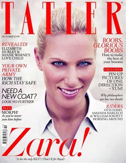 Zara Phillips Portada De TATLER