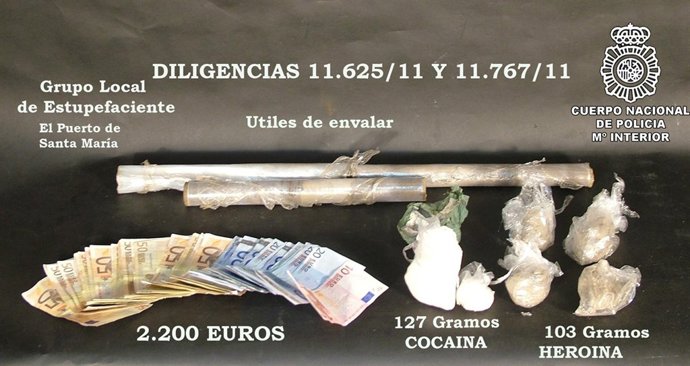 Incautación De Droga Y Dinero A Grupo Organizado En Puerto Real