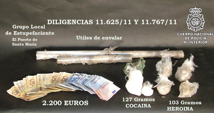 Incautación De Droga Y Dinero A Grupo Organizado En Puerto Real