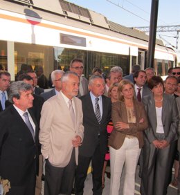 El Ministro De Fomento Inaugura La Estación De Tren Del Aeropuerto De Jerez