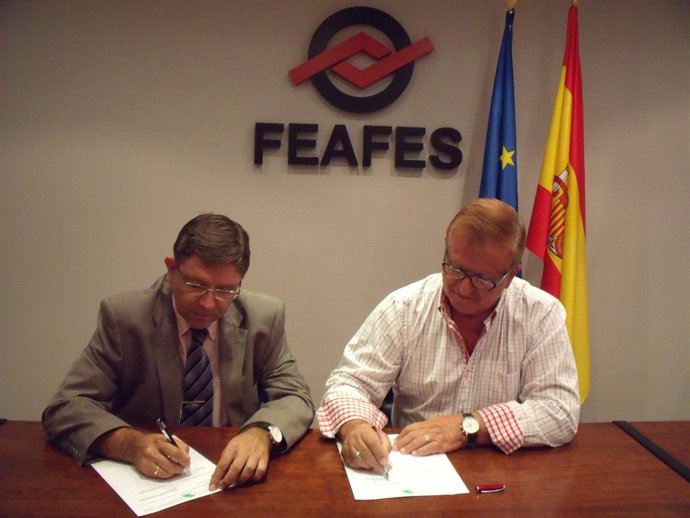 Firma Del Convenio Entre Obra Social Caja Madrid Y FEAFES