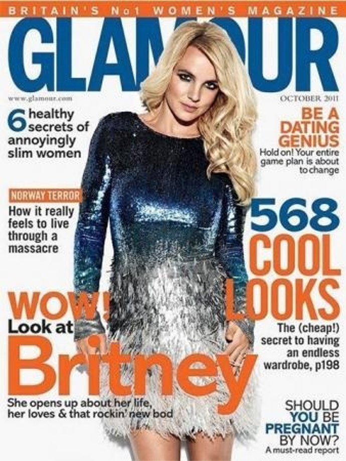 Portada Revista Glamour UK De Mes De Octubre