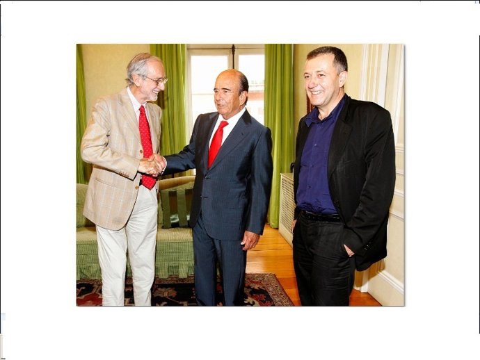 Emilio Botín, Renzo Piano Y Vicente Todolí