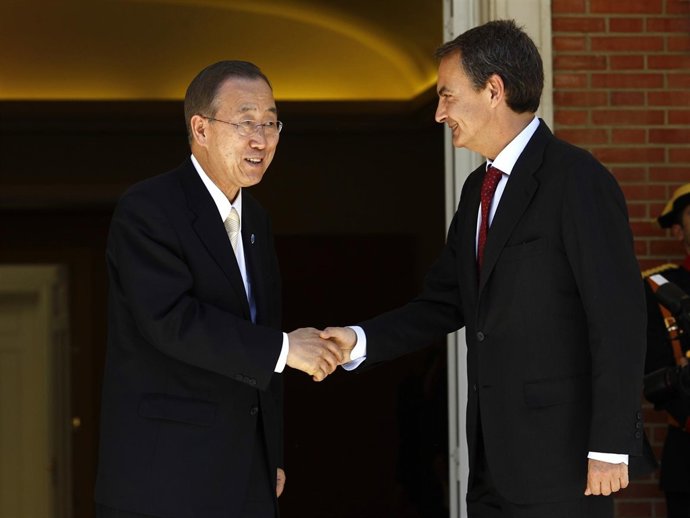 Ban Ki Moon Y Zapatero