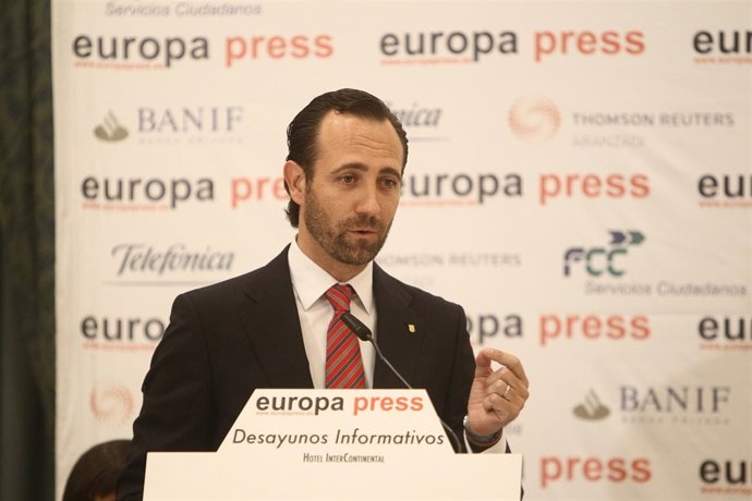 El Presidente De Baleares, José Ramón Bauzá, En Un Desayuno De Europa Press