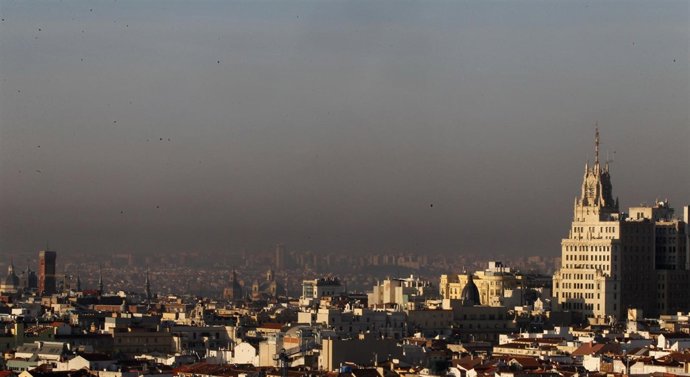 Imagen de la contaminación en Madrid