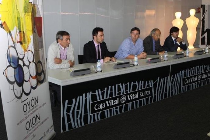 Rueda De Prensa De Presentación De 18 Fiesta Vendimia De Rioja Alavesa