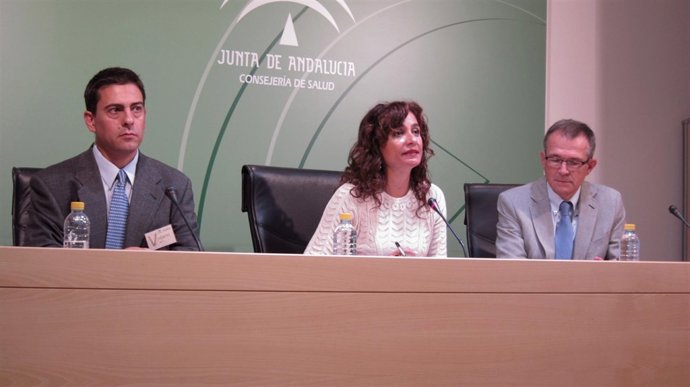 La Consejera De Salud, María Jesús Montero, Durante El Acto De Presentación