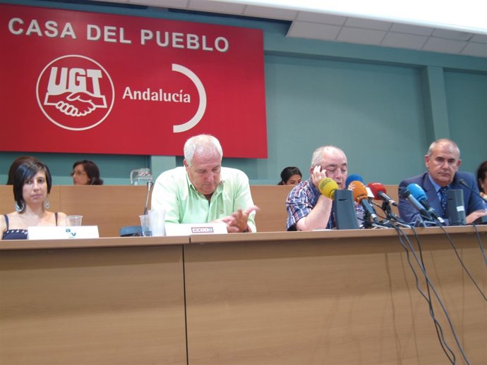 Francisco Carbonero (CCOO-A) Y Manuel Pastrana (UGT-A)