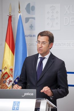 Alberto Núñez Feijóo, En Rueda De Prensa, Tras El Consello De La Xunta