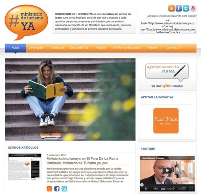 Por Un Ministerio De Turismo, Ya