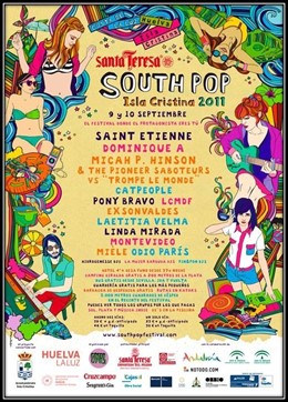 Cartel De La Cuarta Edición Del Santa Teresa South Pop