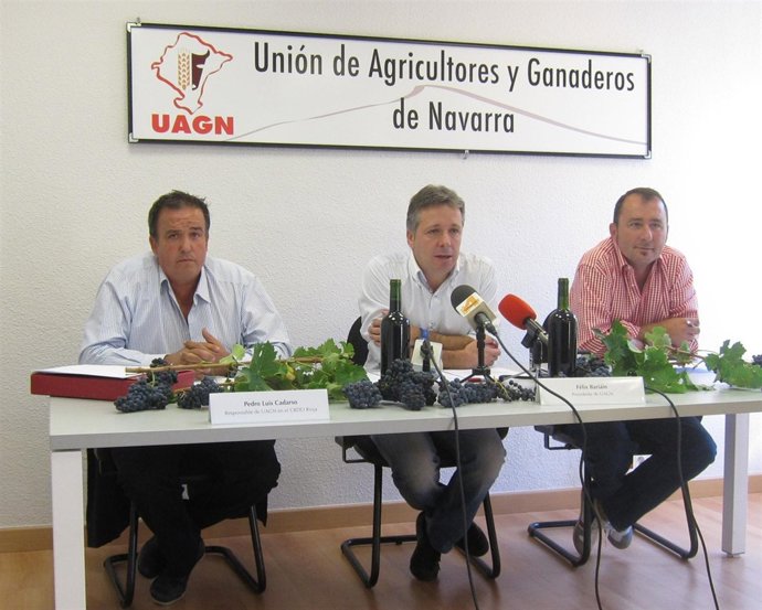 Pedro Luis Cadarso, Félix Bariáin Y David Lezáun, De UAGN.