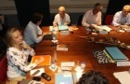 Reunión Del Gobierno De Aragón En Albarracín (Teruel).