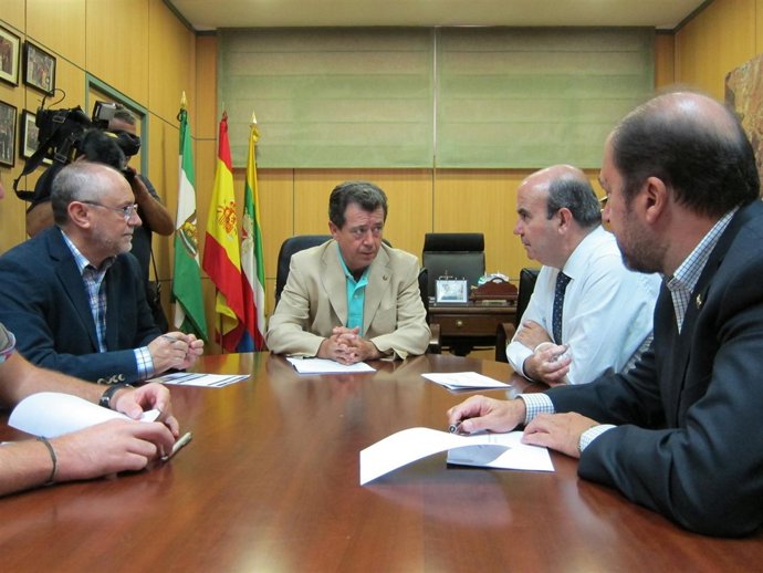 Zarrías Junto Al Alcalde De Linares Hoy