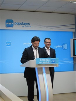 El Portavoz Del Ppdeg Y El Secretario De Organización En Rueda De Prensa