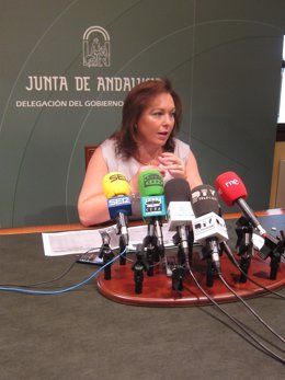 La Delegada Provincial De Educación De La Junta, Antonia Reyes