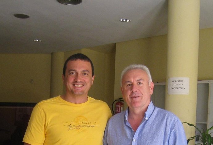 José Antonio Pujante Junto A Cayo Lara