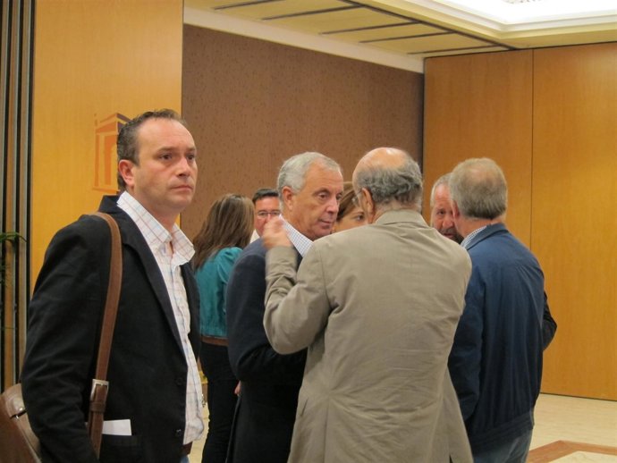 Pachi Vázquez Minutos Antes De Su Intervención En El Comité Nacional