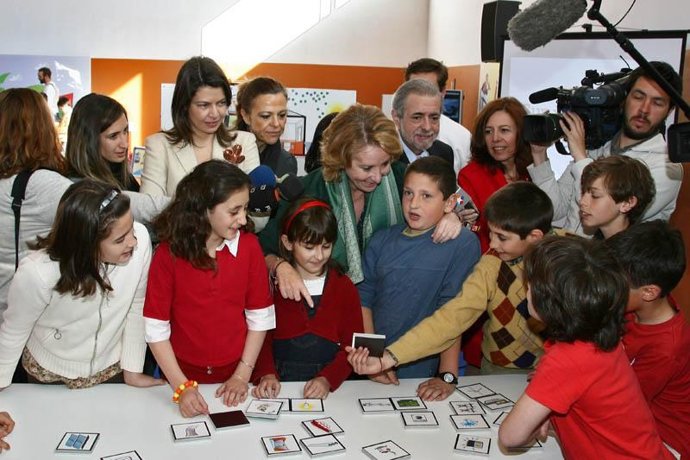 Aguirre, en el colegio público Infanta Leonor